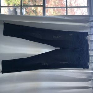 Skinny low rise jeans